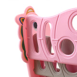 BoPeep Kids Bookshelf Bookcase Magazine Rack Organiser Shelf Children Pink