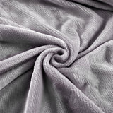 DreamZ 320GSM 220x160cm Ultra Soft Mink Blanket Warm Throw in Silver Colour