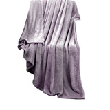 DreamZ 320GSM 220x160cm Ultra Soft Mink Blanket Warm Throw in Silver Colour